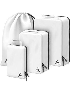 Compression Packing Cubes Travel Organizer Luggage Packing Cube Set 4 Piece